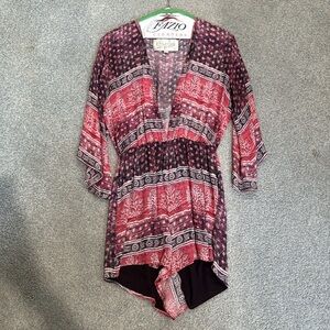 Planet blue romper